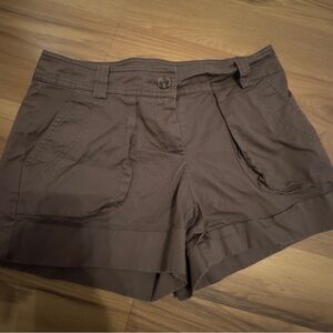 Trina Turk Brown Cargo Shorts